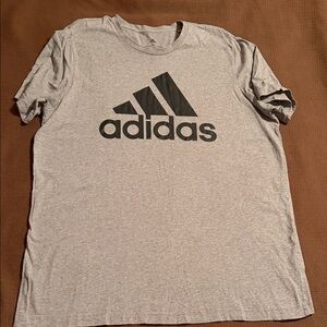 Adidas Men's Heather Gray Tee